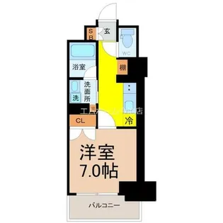 TENAS池下(テナス)【13階】の間取り