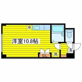 モンターニュアネックス【502号室】の間取り