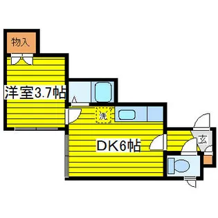 プラザイン N14【A103号室】の間取り