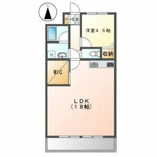 ハイツみのる【2階】の間取り