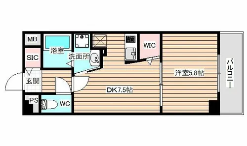 TMR玉川【5階】の間取り