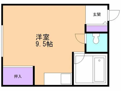Fuga登別【108号室】の間取り
