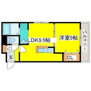 モノトニア【2階】の間取り