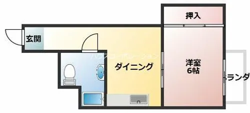 グランディア武庫之荘【2階】の間取り