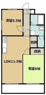 メゾンドゥフォレ【4階】の間取り