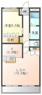 ウィスティリア大清水【2階】の間取り