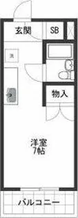 川辺529ビル【9階】の間取り