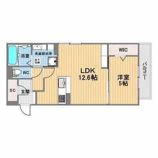 D-residence上甲子園【1階】の間取り