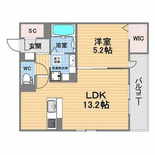 D-residence上甲子園【1階】の間取り