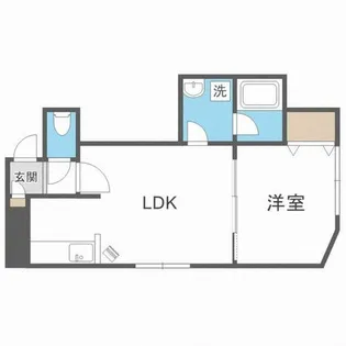 ウエスティン【106号室】の間取り