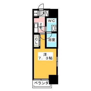 ライブコート泉【8階】の間取り