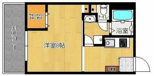 ゆたかビル【2階】の間取り