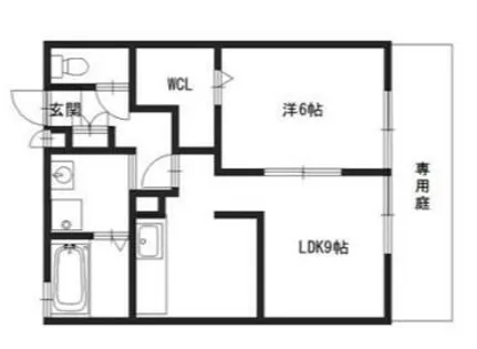 ルミエール【1階】の間取り
