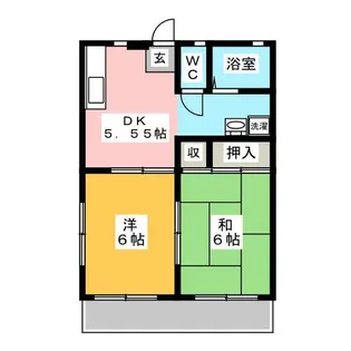 スカイメゾン元町 A棟【1階】の間取り