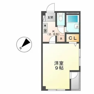 エスペランサ鶴舞19【3階】の間取り