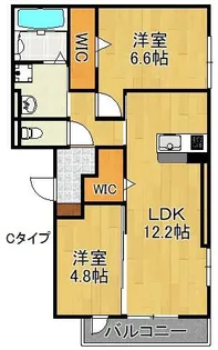 GRANDEL A棟 B棟【1階】の間取り