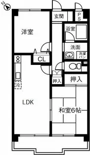 エコタウン勝川【362号室】の間取り