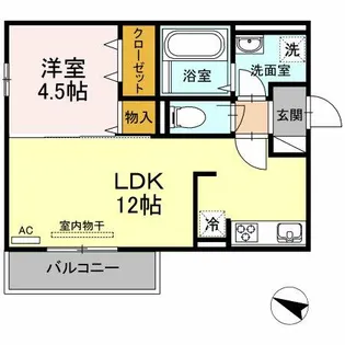 Leafull【3階】の間取り