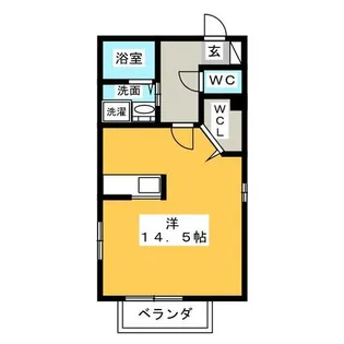 Happiness(ハピネス)【2階】の間取り