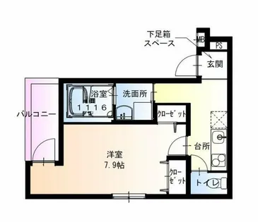 フジパレス阪急武庫之荘駅西Ⅲ番館【2階】の間取り