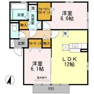 East Valley【2階】の間取り