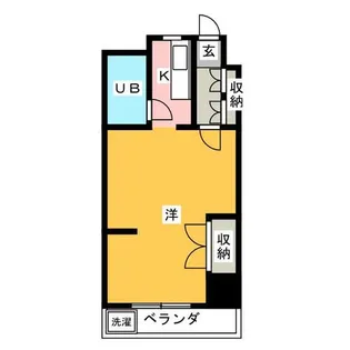 1Rの間取り画像