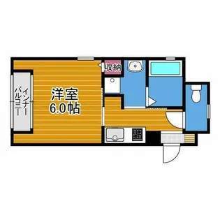 オーシャン青山【4階】の間取り