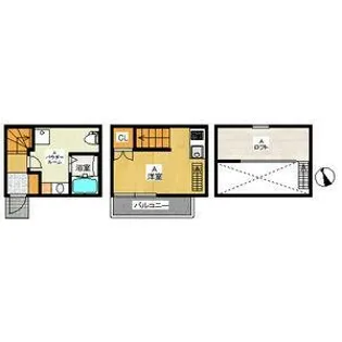 トリスアパートメント【101号室】の間取り