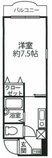 ヴィアナ阿倍野【4階】の間取り
