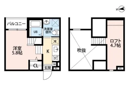 Siete Verano(シエテベラーノ)【2階】の間取り