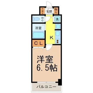 プレサンス新栄デコール【6階】の間取り