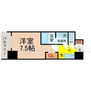 エスリード池下レスティア【5階】の間取り