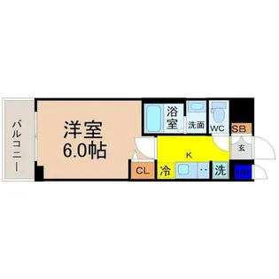 プレサンス葵デュリス【12階】の間取り