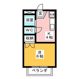 エスペランサ日比津【2階】の間取り