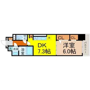 アロームドゥジョア【8階】の間取り
