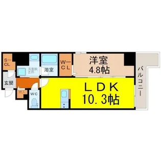 E-city大須【12階】の間取り