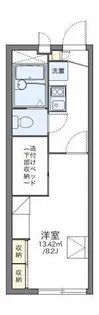 レオパレスAKARI【206号室】の間取り