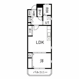 メゾネット36【1階】の間取り