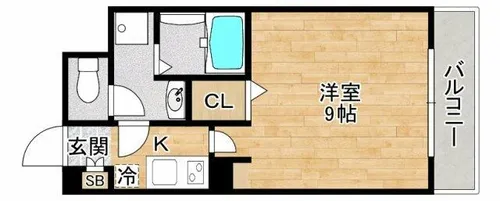 大阪府豊中市東寺内町【マンション】の間取り