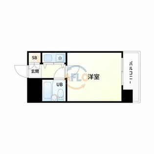 ミフネセントラルベア東淀川【5階】の間取り