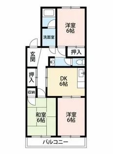 ホーメーマンション【2階】の間取り