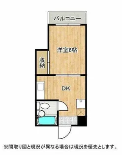 黒崎駅前グリーンビル【403号室】の間取り