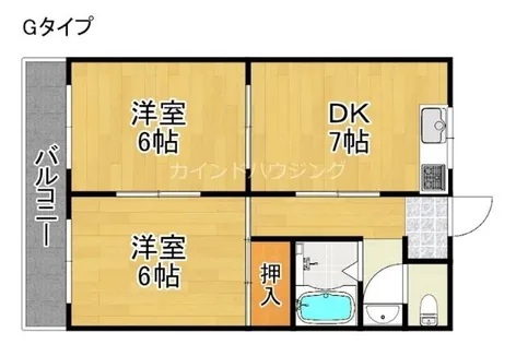 メゾン南加賀屋【5階】の間取り