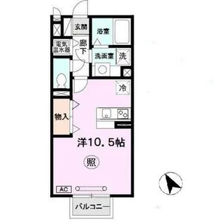 HITOMI DORMITORY【2階】の間取り