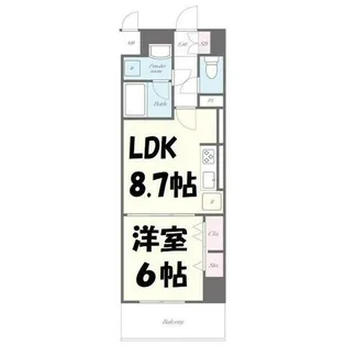 パルファンドゥジョア【5階】の間取り