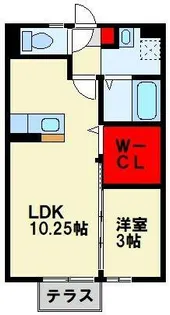 アンバーウッド【1階】の間取り