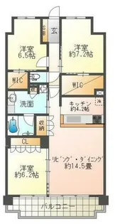 ローレルコート姫路大手前通り【8階】の間取り