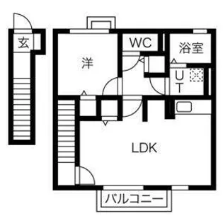 ピクシーヒルズ北平野【2階】の間取り