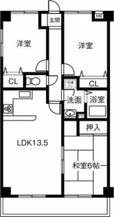 フォートレスアイ【603号室】の間取り