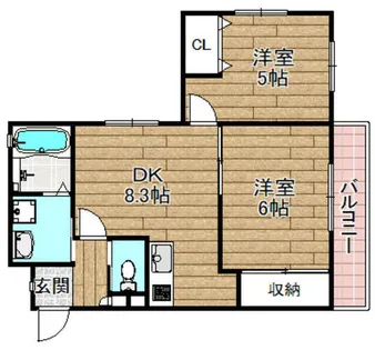 カーザエスペランサ【3階】の間取り